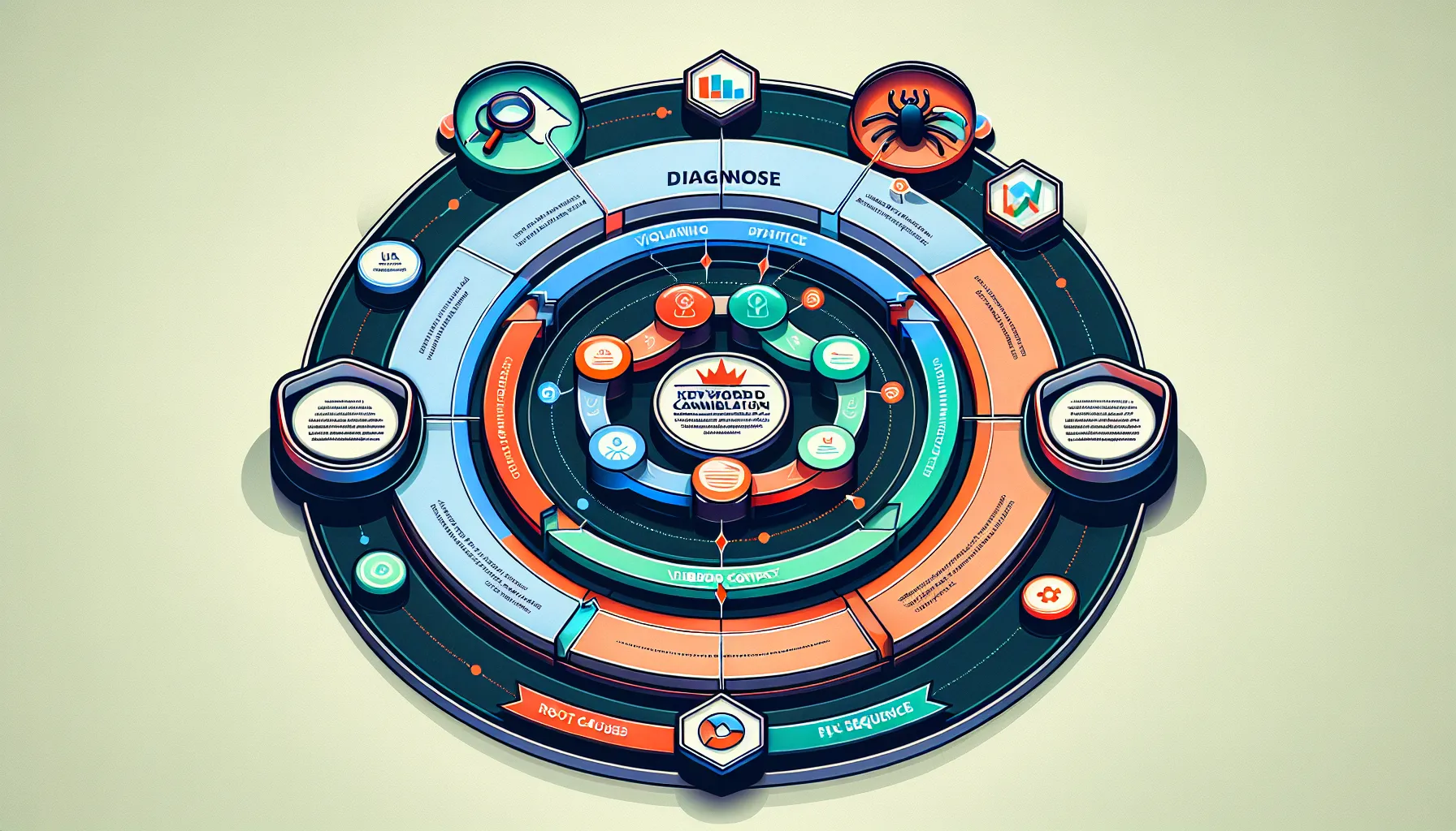 uk-focused-infographic-explaining-keyword-cannibalisation-diagnosis-causes-fixes-and-prevention - MyMarketr.io